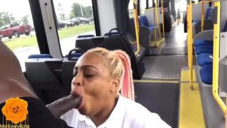 Houston College Ebony Slut Drains Black Monster Cock On Public Bus